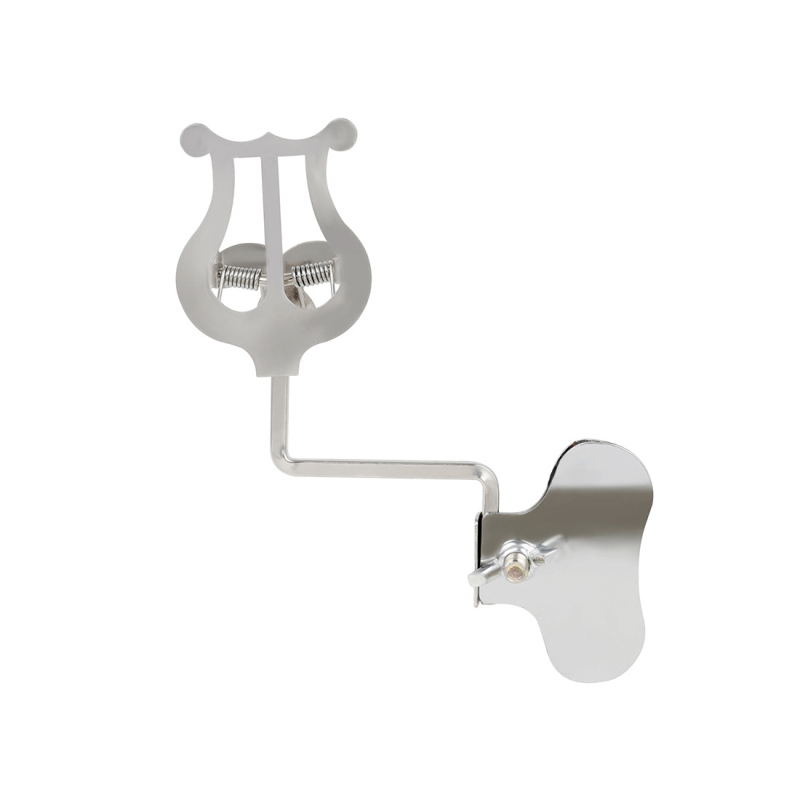 Klip na noty pre dychové nástroje – univerzálny prenášateľný dizajn; model ZJ-3; železná konštrukcia; vhodný pre saxofón a klarinet