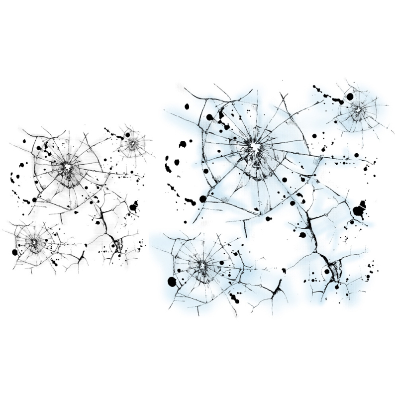 Μάτριξα κοπής για scrapbooking με μοτίβο αράχνης — Ατσάλι άνθρακα, σιλικόνη σφραγίδα, διαδικασία χύτευσης