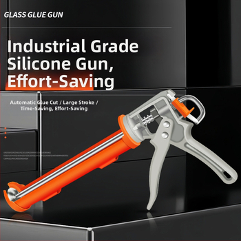 Αυτόματο πιστόλι διανομής σιλικόνης για γυαλί, μεταλλικό σώμα, οικιακή γενική χρήση