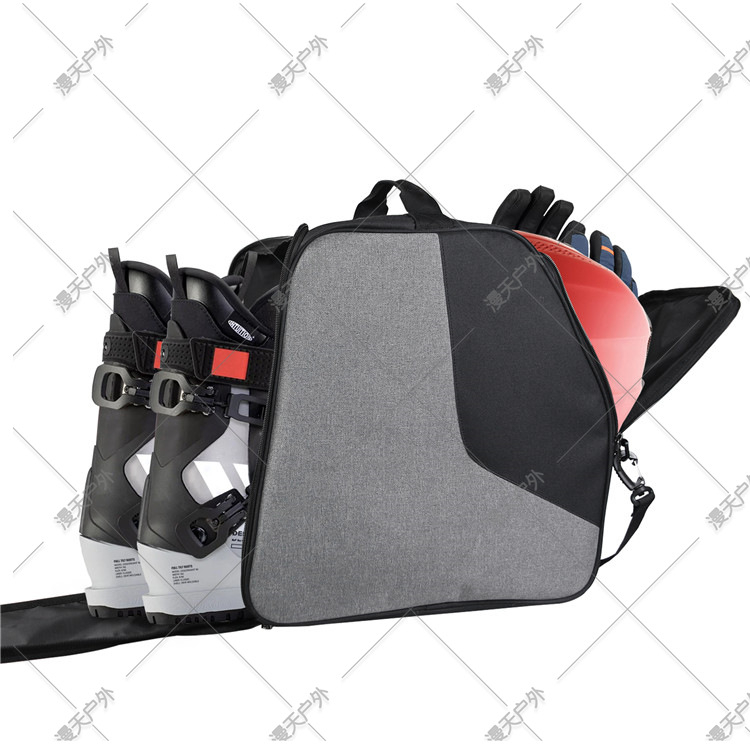 Lauko žiemos sporto įrangos maišas, skirtas ledui ir sniegui, nešiojamas per kūną su crossbody dirželiu, didelė talpa