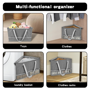 Τσάντα αποθήκευσης κρεμάστρας, κυβοειδούς σχήματος, πολυεστέρας, λειτουργία σφράγισης, ιδανική για ταξίδια και επιτραπέζια αποθήκευση