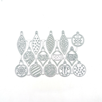 Матрица за рязане за коледни аксесоари - въглеродна стомана, геометрична форма, домашна употреба, тегло 24 g