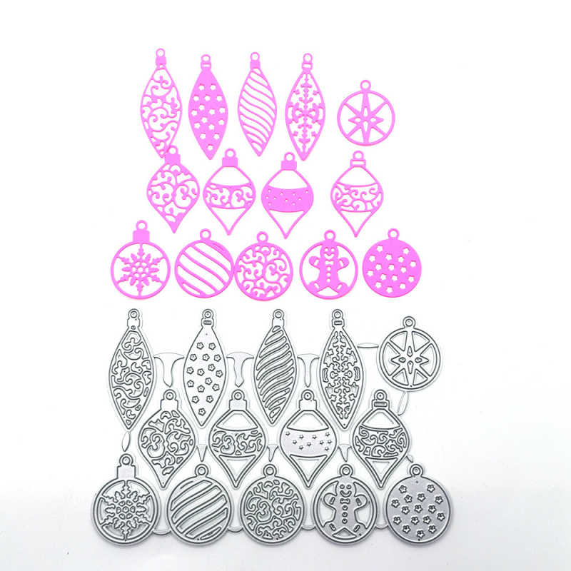 Матрица за рязане за коледни аксесоари - въглеродна стомана, геометрична форма, домашна употреба, тегло 24 g