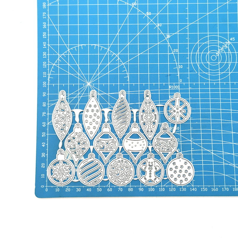 Матрица за рязане за коледни аксесоари - въглеродна стомана, геометрична форма, домашна употреба, тегло 24 g