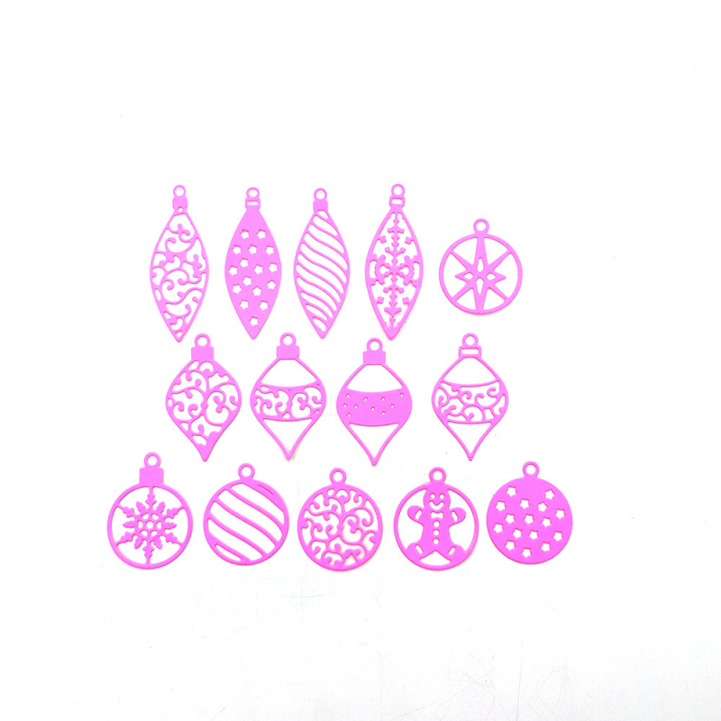 Матрица за рязане за коледни аксесоари - въглеродна стомана, геометрична форма, домашна употреба, тегло 24 g