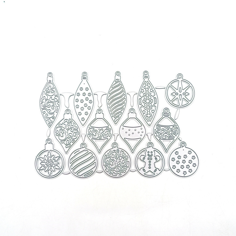 Матрица за рязане за коледни аксесоари - въглеродна стомана, геометрична форма, домашна употреба, тегло 24 g