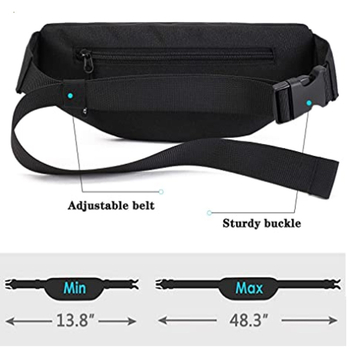 Unisex Τσαντάκι μέσης από νάιλον για υπαίθριους αθλητισμούς με θήκη για κινητό, πολύ ελαφρύ και ανθεκτικό στη φθορά, προσαρμόσιμο με εκτύπωση λογότυπου, κατάλληλο για γιόγκα και ορειβασία