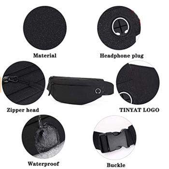 Unisex Τσαντάκι μέσης από νάιλον για υπαίθριους αθλητισμούς με θήκη για κινητό, πολύ ελαφρύ και ανθεκτικό στη φθορά, προσαρμόσιμο με εκτύπωση λογότυπου, κατάλληλο για γιόγκα και ορειβασία