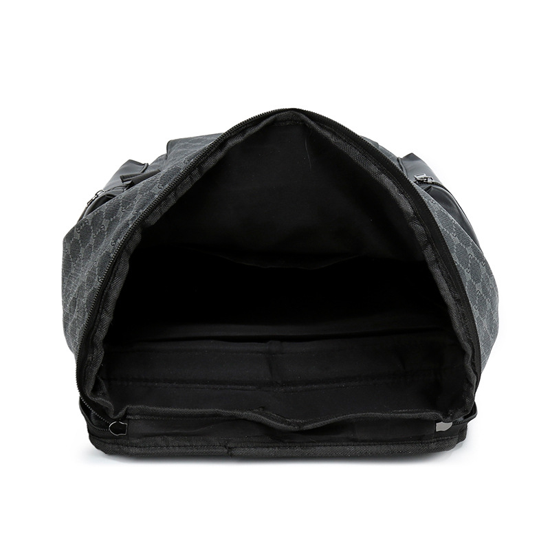 Unisex PU σακίδιο με καρό μοτίβο, κάτω από 20 L, χωράει 10 ιντσών φορητό υπολογιστή