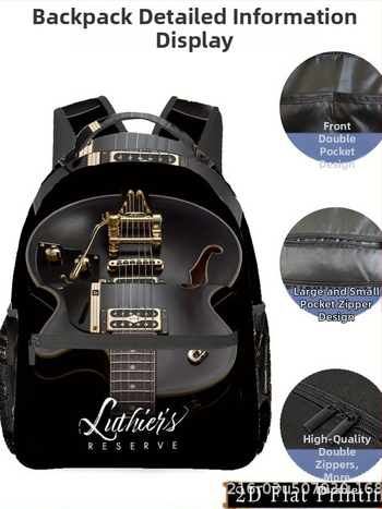 Τσάντα πλάτης από πολυεστέρα για άνδρες και γυναίκες με αναπνεύσιμη εργονομική πλάτη και anime σχέδιο