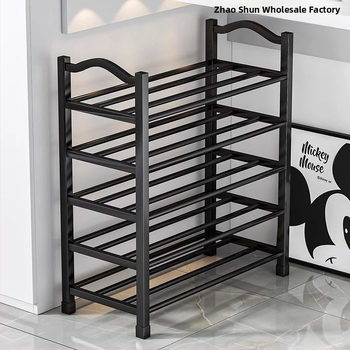 Ραφιέρα παπουτσιών για είσοδο σπιτιού - Πέντε επίπεδα, πλαστικό, απλός μοντέρνος σχεδιασμός, με κάθισμα