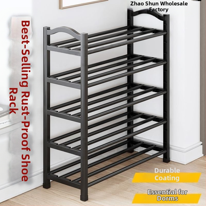 Ραφιέρα παπουτσιών για είσοδο σπιτιού - Πέντε επίπεδα, πλαστικό, απλός μοντέρνος σχεδιασμός, με κάθισμα