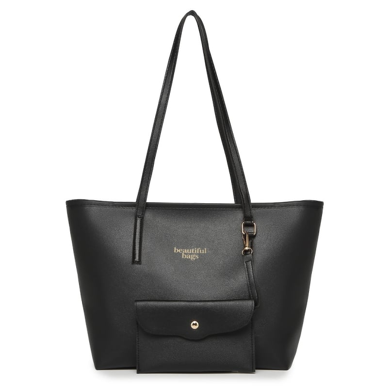 Τσάντα Tote από PU, αστικός μινιμαλιστικός σχεδιασμός, μαγνητικό κούμπωμα, επένδυση πολυεστέρα, εσωτερικές τσέπες με φερμουάρ και θήκη κινητού — Άνοιξη 2025