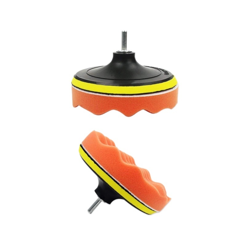 Automobilio poliravimo kempinių diskų rinkinys — nugarinis veliūras, medžiaga: kempinė, kietumas 20, Ling Xuan