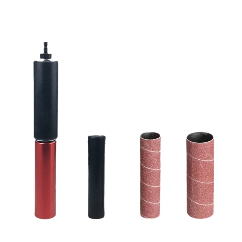 Accesoriu de polisare pentru bormașină: șlefuitor cu bandă mini pentru lemn, metal, plastic și piatră; marcă: Alte; neimportat