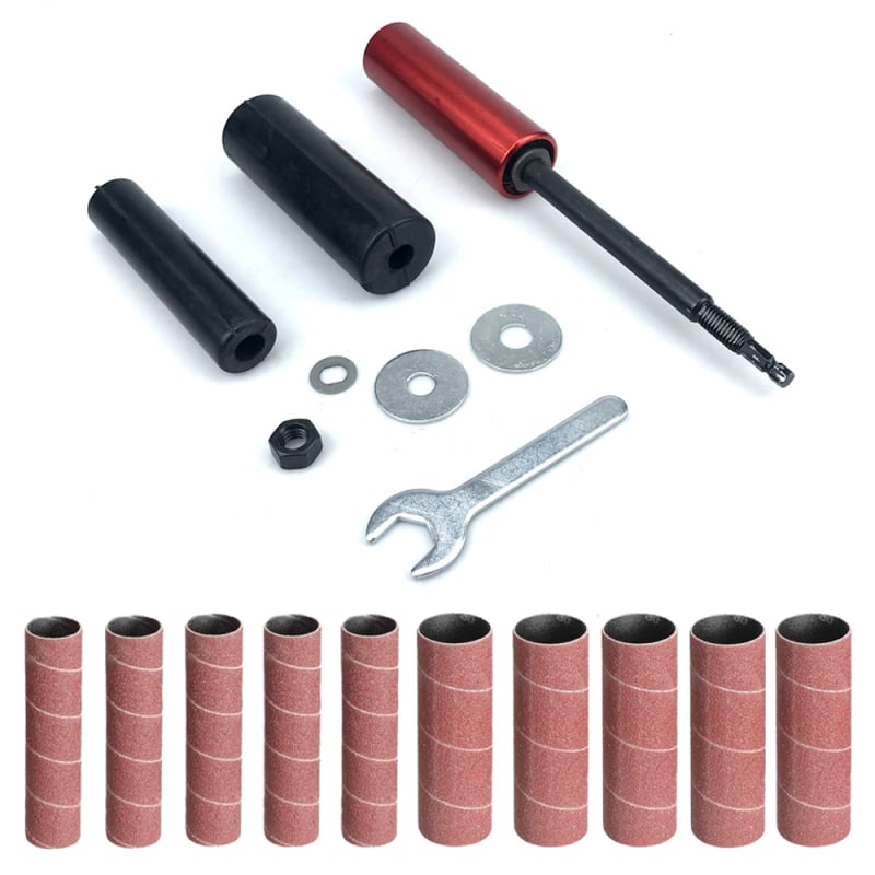 Accesoriu de polisare pentru bormașină: șlefuitor cu bandă mini pentru lemn, metal, plastic și piatră; marcă: Alte; neimportat
