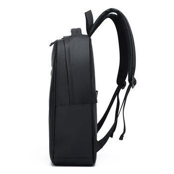 Ανδρικό σακίδιο φορητού υπολογιστή για επαγγελματικά ταξίδια, αδιάβροχο υλικό μεμβράνης-δέρματος, χωρητικότητα κάτω από 20 L, κυρτές ιμάντες ώμων
