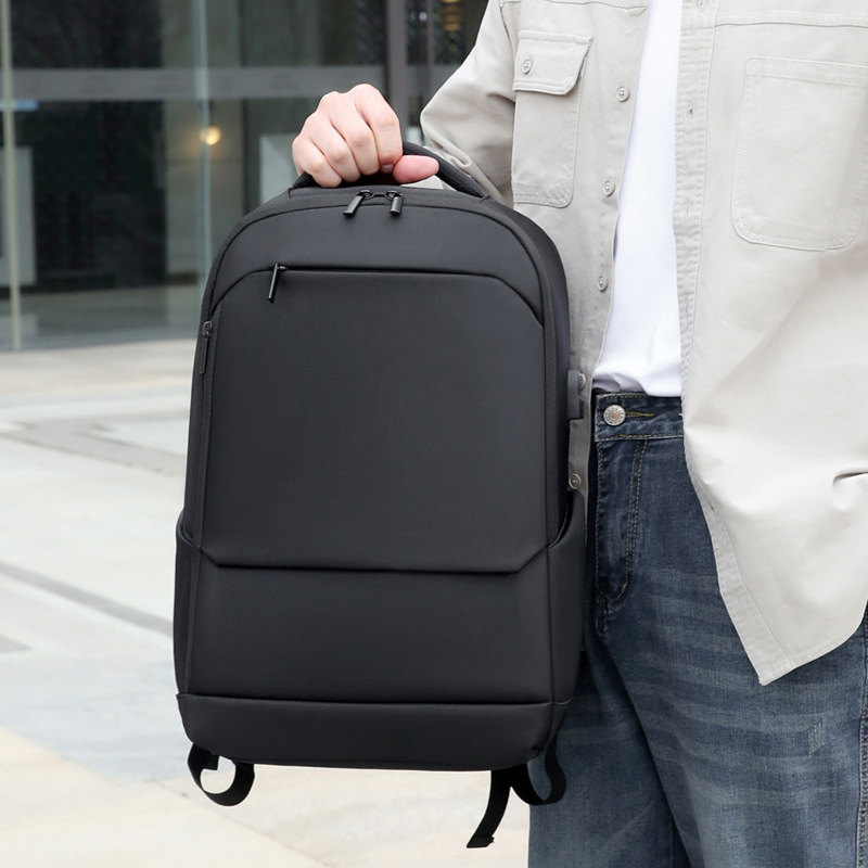 Biznisový batoh na notebook 20-35L, Oxford tkanina, vodeodolný, priehradka na 14-palcový notebook, zakrivené ramenné popruhy