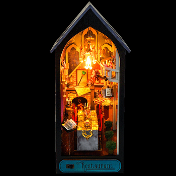 Дървен DIY архитектурен модел на къщичка — ръчно сглобяем, персонализируем според чертежи, за възраст 14+