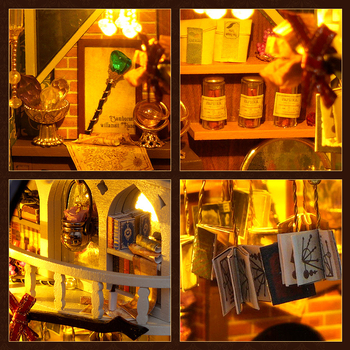 Дървен DIY архитектурен модел на къщичка — ръчно сглобяем, персонализируем според чертежи, за възраст 14+