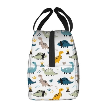 Φορητή τσάντα μεσημεριανού γεύματος για μαθητές δημοτικού και γυμνασίου, με μονωμένο εσωτερικό και παγοθήκη (PVC υλικό, εξατομικευμένες εικόνες, καλοκαίρι 2021)