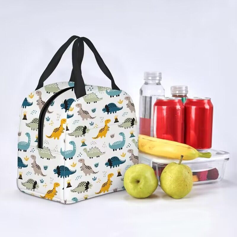 Nešiojama priešpiečių maišelis pagrindinių ir vidurinių klasių mokiniams su izoliacija ir šaldymo paketu (PVC medžiaga, pritaikytos nuotraukos, 2021. m. vasara)