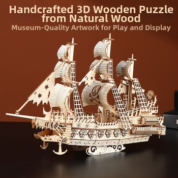 Drevená 3D skladačka – holandský model, DIY vzdelávacia hračka pre 7–14 rokov, vyrobené v Zhejiang