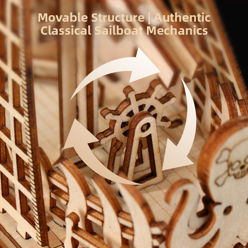 Drevená 3D skladačka – holandský model, DIY vzdelávacia hračka pre 7–14 rokov, vyrobené v Zhejiang