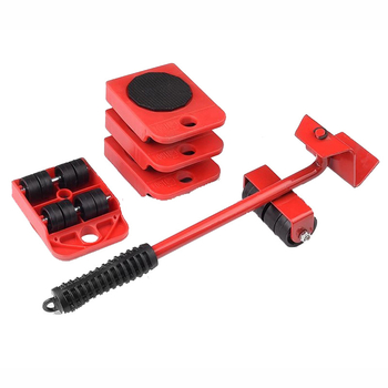 Σετ 5 τεμαχίων τροχών μετακίνησης για έπιπλα και οικιακές συσκευές (ύλη: σίδηρος και πλαστικό)