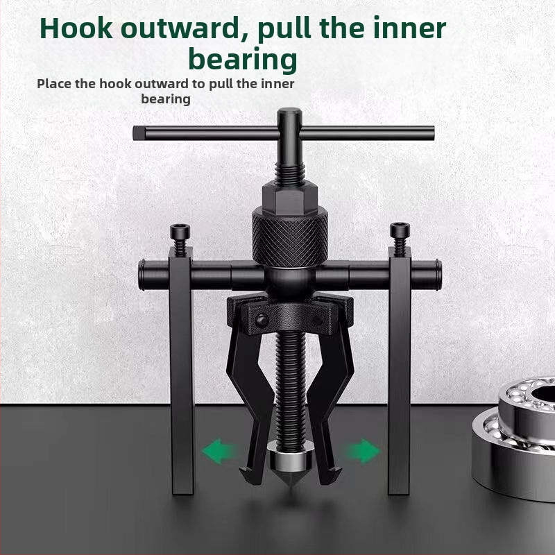 Тризъбов дърпател за лагери с вътрешен отвор, за сферични ролкови лагери; регулирам 15–45, стоманен инструмент 45, лицензирана частна марка