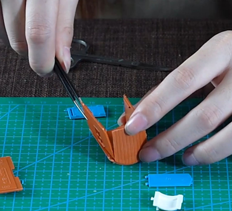 Set de instrumente Gundam pentru modele, 16 piese, metal și plastic, pentru asamblare și întreținere a modelelor, utilizare casnică