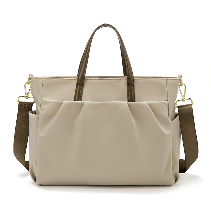 Qinghe Τσάντα λαπτοπ για γυναίκες, 14 ιντσών συμβατότητα, νάιλον, μονόχρωμη, επένδυση πολυεστέρα, αναπνεύσιμη, αδιάβροχη, πολύ ελαφριά