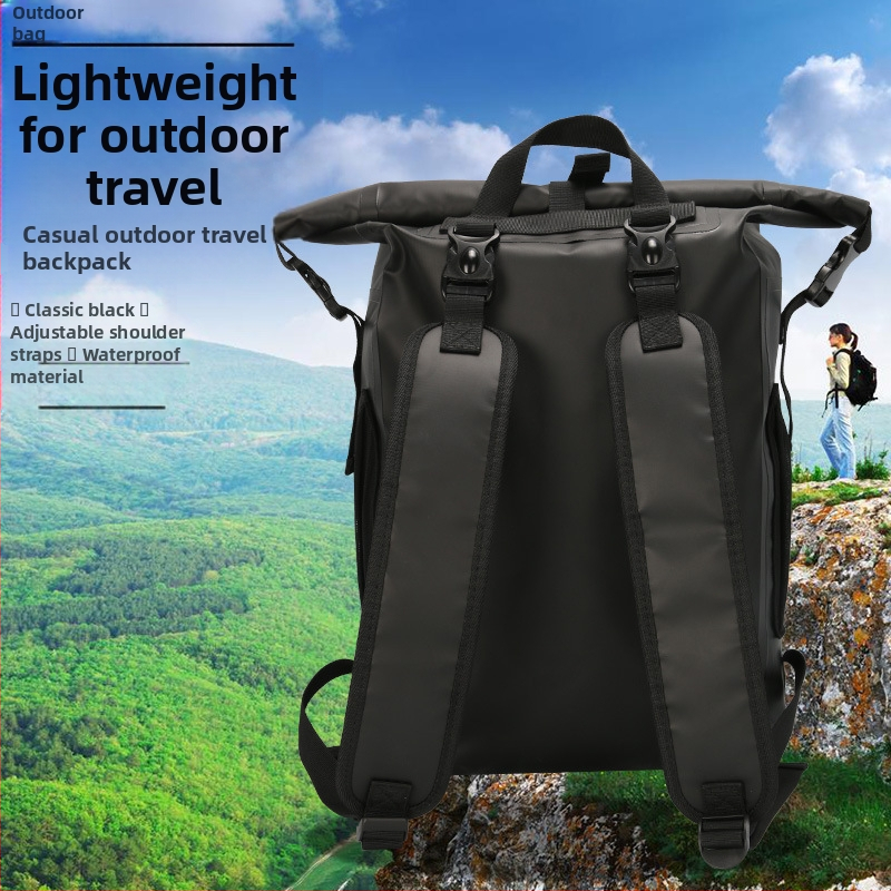 Водоустойчива раница за походи и открити спортове, унисекс, с отделение за мокри и сухи вещи