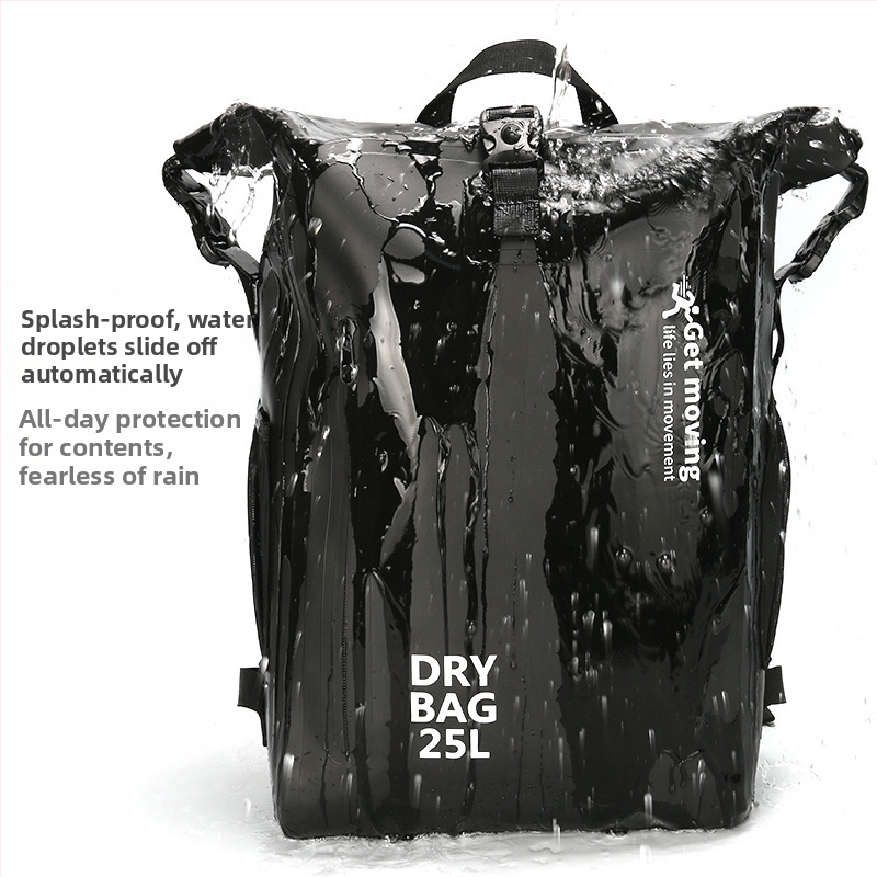 Водоустойчива раница за походи и открити спортове, унисекс, с отделение за мокри и сухи вещи