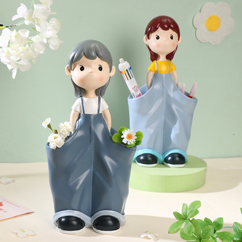  Tolltartó, aranyos stílus, gyantából készült, szintetikus gyanta, kartoncsomagolás