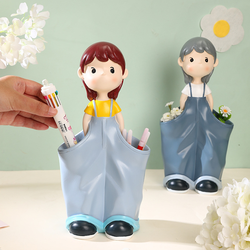  Tolltartó, aranyos stílus, gyantából készült, szintetikus gyanta, kartoncsomagolás