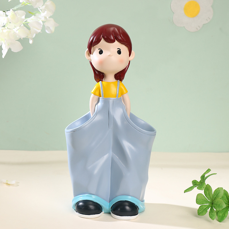  Tolltartó, aranyos stílus, gyantából készült, szintetikus gyanta, kartoncsomagolás