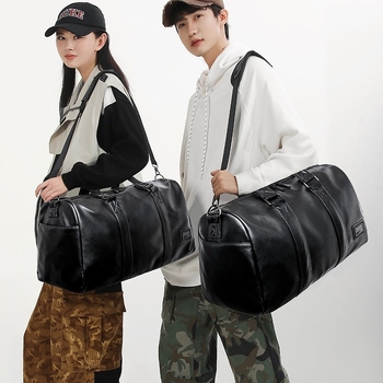 Τσάντα ταξιδιού από PU δέρμα, χωρητικότητας 56–75 L, αδιάβροχη, πολύ ελαφριά, επεκτάσιμη
