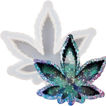 Szilikon tortaforma - szabálytalan juharlevél alakú, DIY kristálygyanta projektekhez