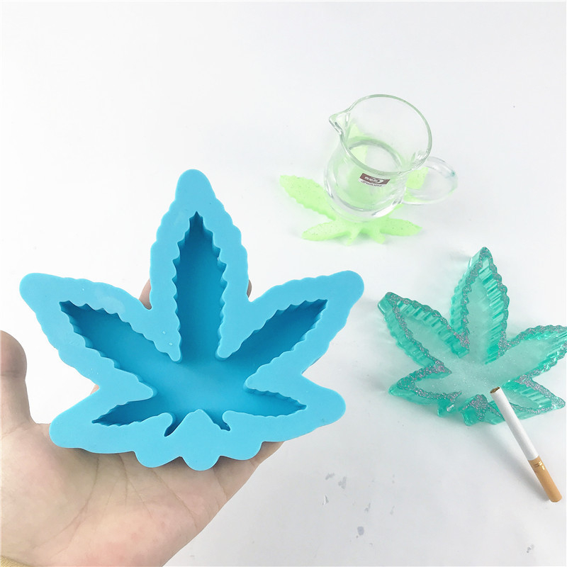 Szilikon tortaforma - szabálytalan juharlevél alakú, DIY kristálygyanta projektekhez