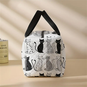 Τσάντα ταξιδιού με θήκη για παπούτσια, εκτύπωση με γατάκια, πολυεστέρας, αναπνεύσιμη, εξαιρετικά ελαφριά και επεκτάσιμη