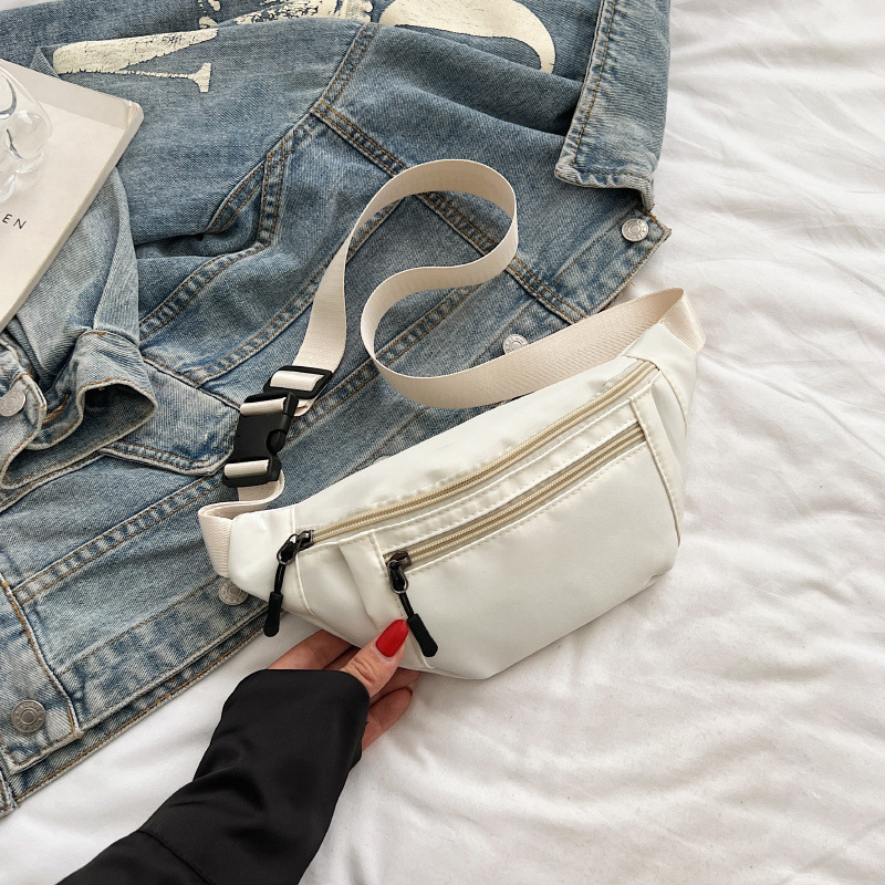 Drobės kompaktiška rankinė per petį — mišraus stiliaus estetika, medžiaga drobė, 2018 m. pavasaris, užtrauktuko uždarymas, tinkama laisvalaikio kelionėms