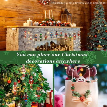 Ξύλινος καρυοθραύστης κρεμαστός διακοσμητικός για χριστουγεννιάτικο δέντρο - χειροποίητο από ξύλο