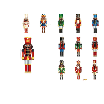 Ξύλινος καρυοθραύστης κρεμαστός διακοσμητικός για χριστουγεννιάτικο δέντρο - χειροποίητο από ξύλο