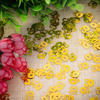 Κομφετί από χαρτί για γάμο - 50 τεμάχια, μοντέρνο μινιμαλιστικό ντεκόρ χώρου, 20 g ανά συσκευασία