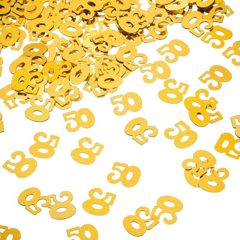 Vjenčani papirnati konfeti - 50 komada, moderan minimalistički dekor prostora, 20 g/pakiranje