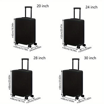 Κάλυμμα αποσκευών κατά της σκόνης (Για ταξίδια, Πολυεστέρας, Πολυλειτουργικό, Μοντέρνο στυλ)