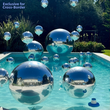 Rinkinys 39 vnt. 4D apvalių aliuminio plėvelės balionų