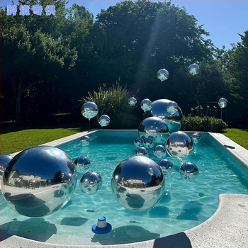 Rinkinys 39 vnt. 4D apvalių aliuminio plėvelės balionų