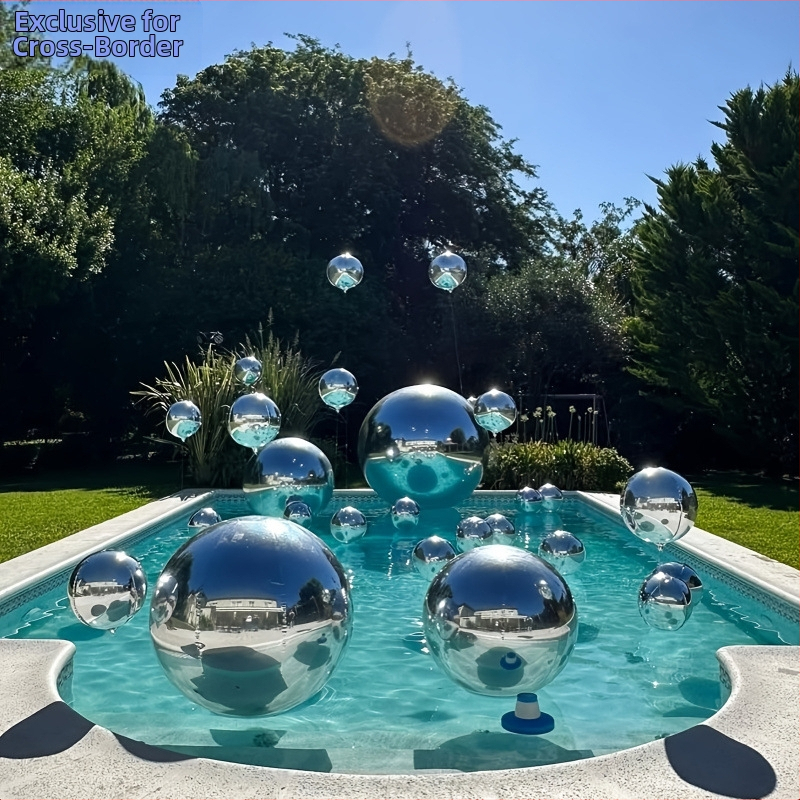 Балони, 39 броя, 4D, кръгли, от алуминиево фолио